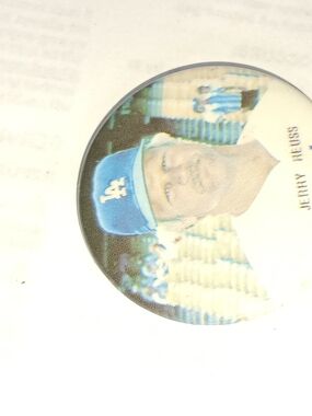 1970s 80s MLB La Dodgers JERRY REUSS Pin New Old Stock